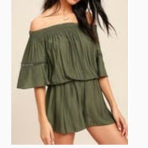 Lulus Off-the-Shoulder Romper